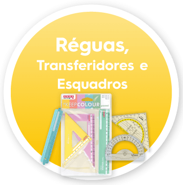 Réguas, Transferidores e Esquadros 